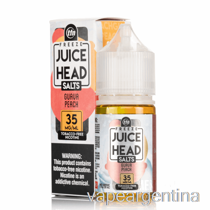 Congelar Guayaba Durazno - Jugo Cabeza Sales - 30ml 35mg Vape Descartable